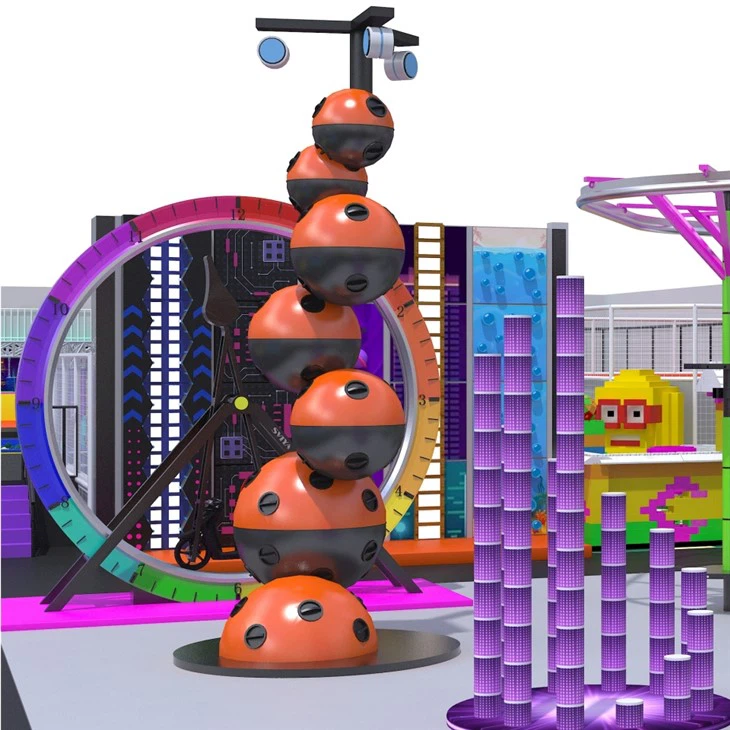 Popolare parete da arrampicata con Sky Steper realizzata dal trampolino Xiaofeixia