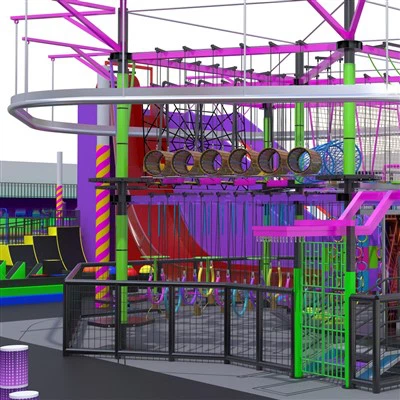 Percorso di corda indoor in vendita calda con Skyline